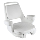 8WD1007-3-710 Wise Seating Captains Chair With Cushions And #3 - Boat Seat