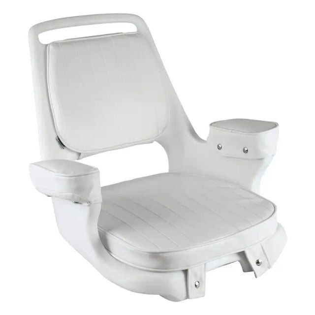 8WD1007-3-710 Wise Seating Captains Chair With Cushions And #3 - Boat Seat