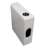 White upholstered console arm rest with cup holder from Wise Seating Deluxe series