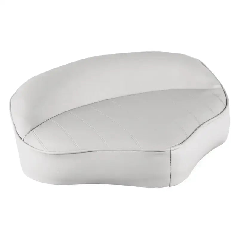8WD112BP-710 Wise Seating Pro Casting Seat, designed for comfort and extended casting sessions, white cushion with durable construction.