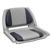 8WD139LS-012 Wise Seating Padded Plastic Fold Down Seat, premium padded plastic, fold-down design, comfortable boating seat.