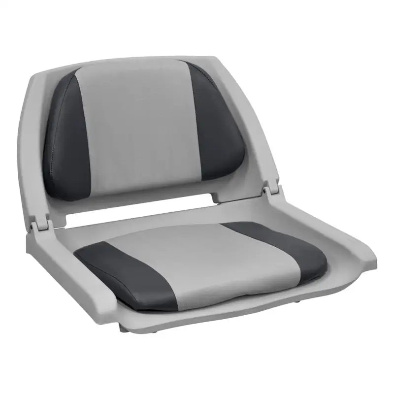 8WD139LS-012 Wise Seating Padded Plastic Fold Down Seat, premium padded plastic, fold-down design, comfortable boating seat.