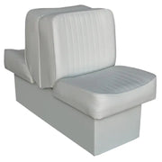 8WD707P-1-717 Wise Seating Deluxe Series Lounge Seat - Comfortable, stylish, & durable seating option for boats, pontoons, or patios.