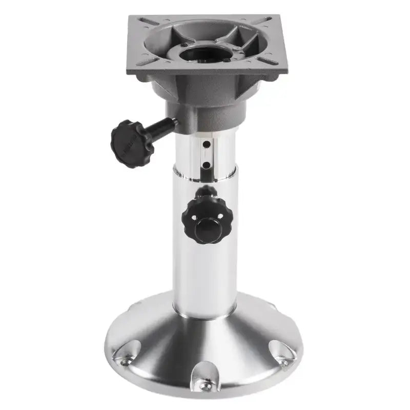8WP21-18S Wise Seating Adjustable Pedestal with Seat Mount for boats, featuring durable construction and adjustable height.