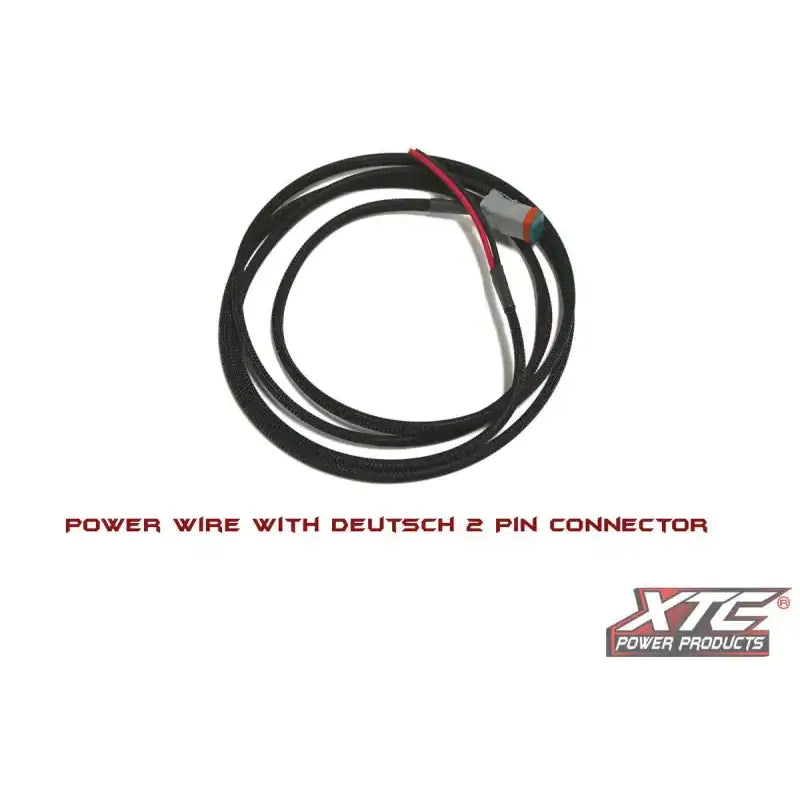 XTC Power Products 9' 18 Ga. Power Wire To 2 Pin Deutsch Connector