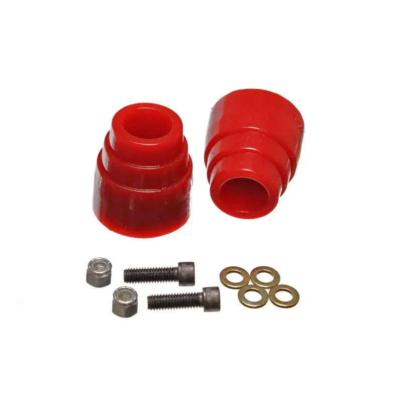 Energy Suspension 9.9156R 9.9156R Energy Suspension 00-04 Ford Excursion 4WD Red Front Axle Bump Stop Set