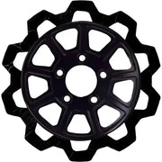 LYNDALL BRAKES 9 Spoke Rotor Rear Blk/Blk Bow Tie 11.8" 7mm