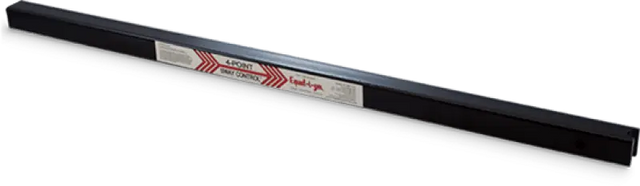 Black metal traffic control bar with 16K Equal-I-Zer Spring arms for the equalizer pair