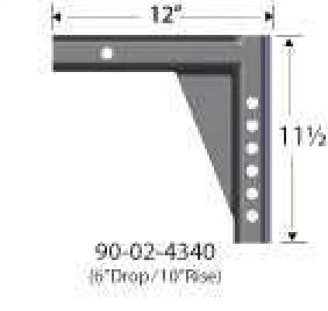 90-02-4340 Weight Distribution Hitch Shank