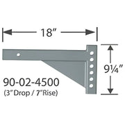 90-02-4500 Weight Distribution Hitch Shank