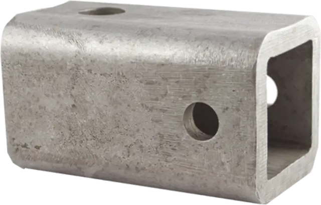Metal square tube receiver for high load capacity RV and truck parts & accessories