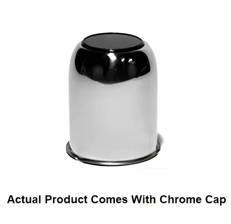 Chrome-plated metal cap from 90077C Americana Center Caps for stylish center caps