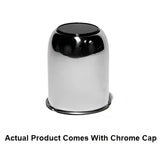 Chrome-plated metal cap from 90077C Americana Center Caps for stylish center caps
