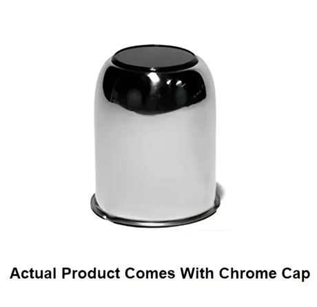 Chrome-plated metal cap from 90077C Americana Center Caps for stylish center caps