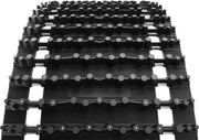 Black snowmobile ice wide track for 9008U pitch ice wide 2.52 pitch ice wide