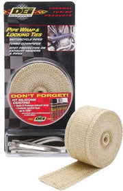901122 Pipe Wrap & Locking Ties Tan