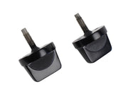 Kentrol 50510 Kentrol 76-95 Jeep CJ/Wrangler YJ Windshield Knobs Pair - Powdercoat Black