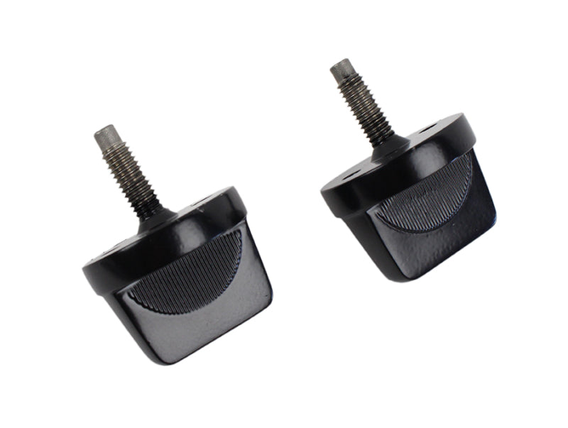 Kentrol 50510 Kentrol 76-95 Jeep CJ/Wrangler YJ Windshield Knobs Pair - Powdercoat Black