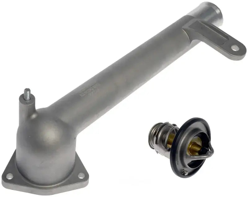 Metal thermostat housing with thermostat for 902-5123XD Dorman T-Hsing W Thermostat setup
