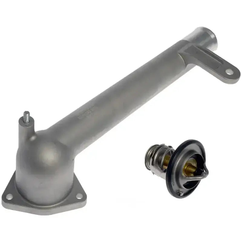 Metal thermostat housing with thermostat for 902-5123XD Dorman T-Hsing W Thermostat setup