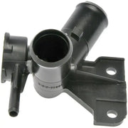 Black plastic coolant hose connector on Dorman Filler Assembly for easy repair