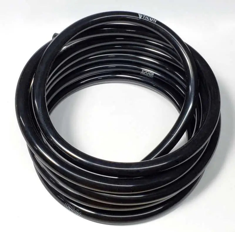 Ticon 903-74006-0000 Ticon Industries Tig Aesthetics 6mm Silicone Argon Line - 10ft Length (Black)