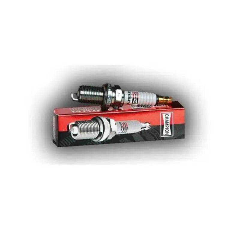 "9034 Champion Iridium Spark Plugs in box, enhancing vehicle performance with reliable ignition and efficient fuel combustion"