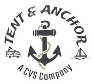 Nautical anchor with rope on Morad Pair Of Split Mounts W Stainless Steel