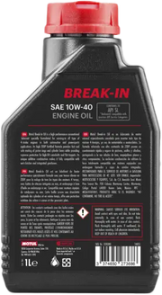 Motul Break In Oil Chemicals 108080 - Break-IN Mineral Engine 4T 10W40 1L