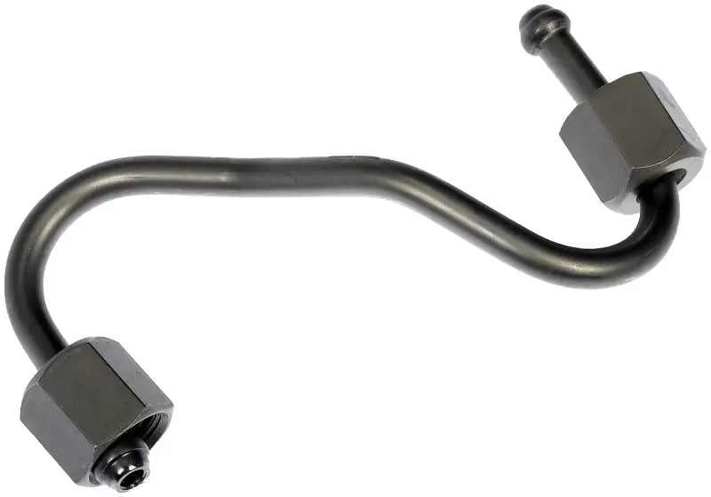 Bent metal fuel line for Dorman Injector Feed Line, durable injector feed line replacement