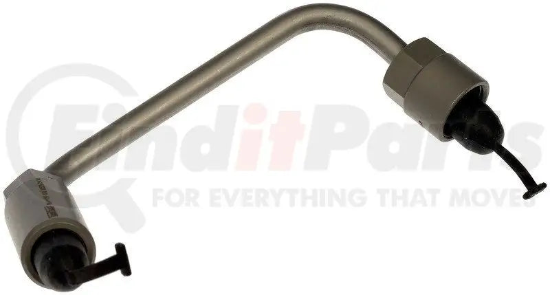 Bent metal Dorman fuel injector feed line for reliable fuel injector feed replacement