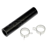 Black rubber Dorman Hose with metal clamps for superior performance and high-quality materials