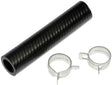 Black rubber Dorman Hose with metal clamps made from high-quality materials for superior performance