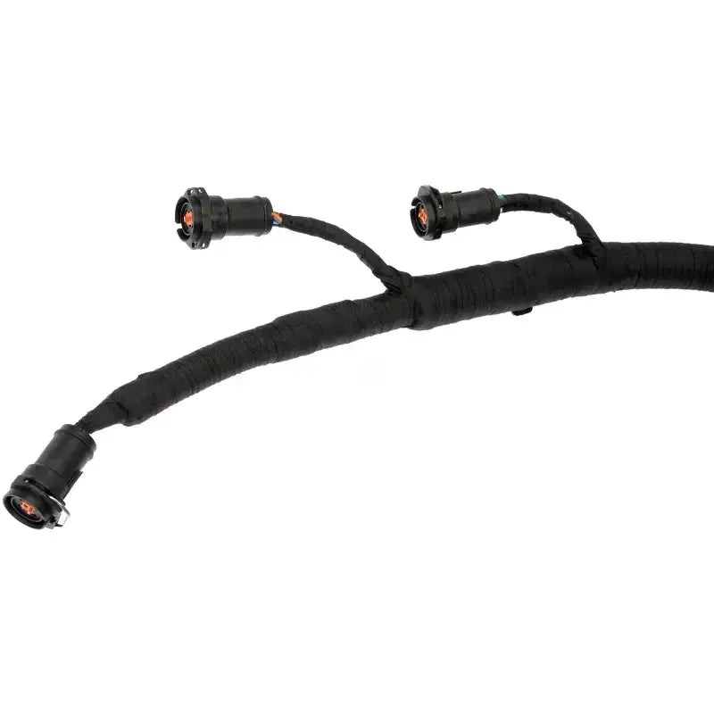 Black Dorman Injector Harness with connectors for 904-548 Dorman Injector Harness replacement