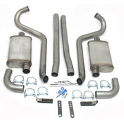 JBA 40-2650 JBA 65-70 Ford Mustang 260-428 409SS Dual Turn Down Header Back Exhaust
