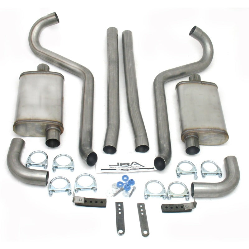 JBA 40-2650 JBA 65-70 Ford Mustang 260-428 409SS Dual Turn Down Header Back Exhaust