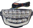 LED motorcycle tail light with wiring, Dmp Powergrid tail light, intense luminescence
