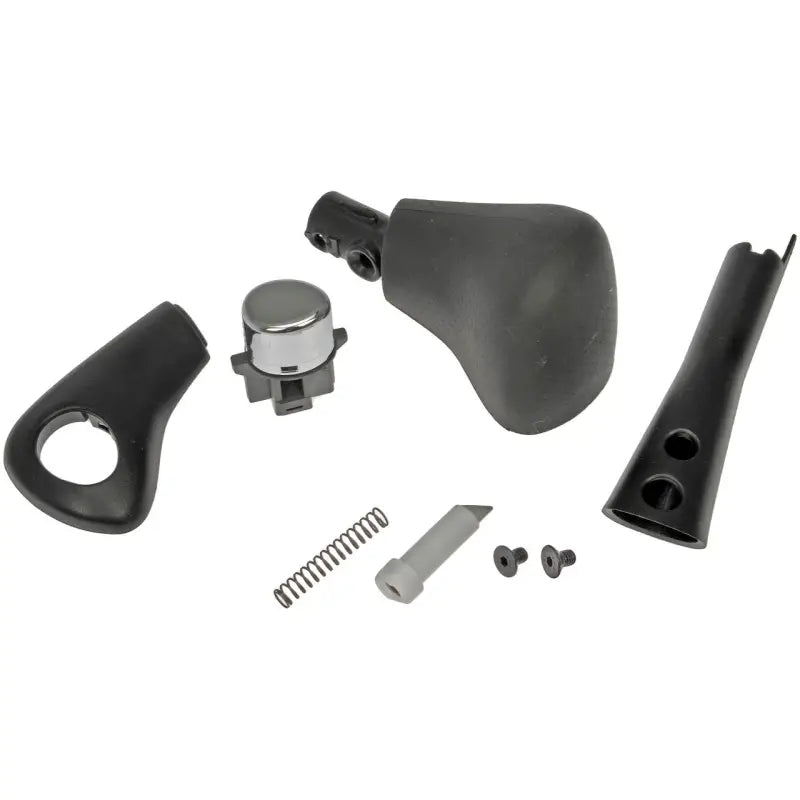 Disassembled gray shift knob for Dorman automatic transmission vehicle