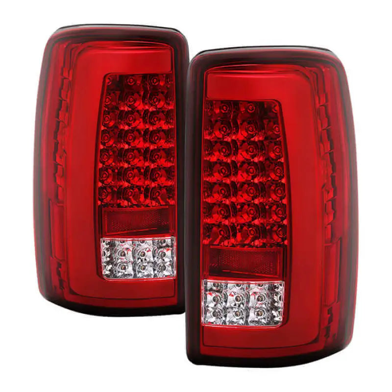 Pair of red LED tail lights for Spyder Light Bar C Shape Red vehicle upgrade