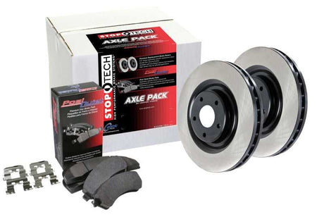Stoptech 906.61028 Centric OE Coated Front & Rear Brake Kit (4 Wheel)