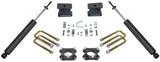 906840 Maxtrac 2.5Str Spcrs 4Blks/Ubolts Mt Shocks