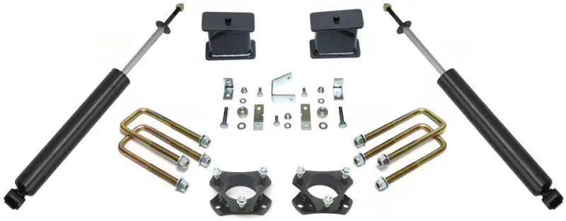 906840 Maxtrac 2.5Str Spcrs 4Blks/Ubolts Mt Shocks