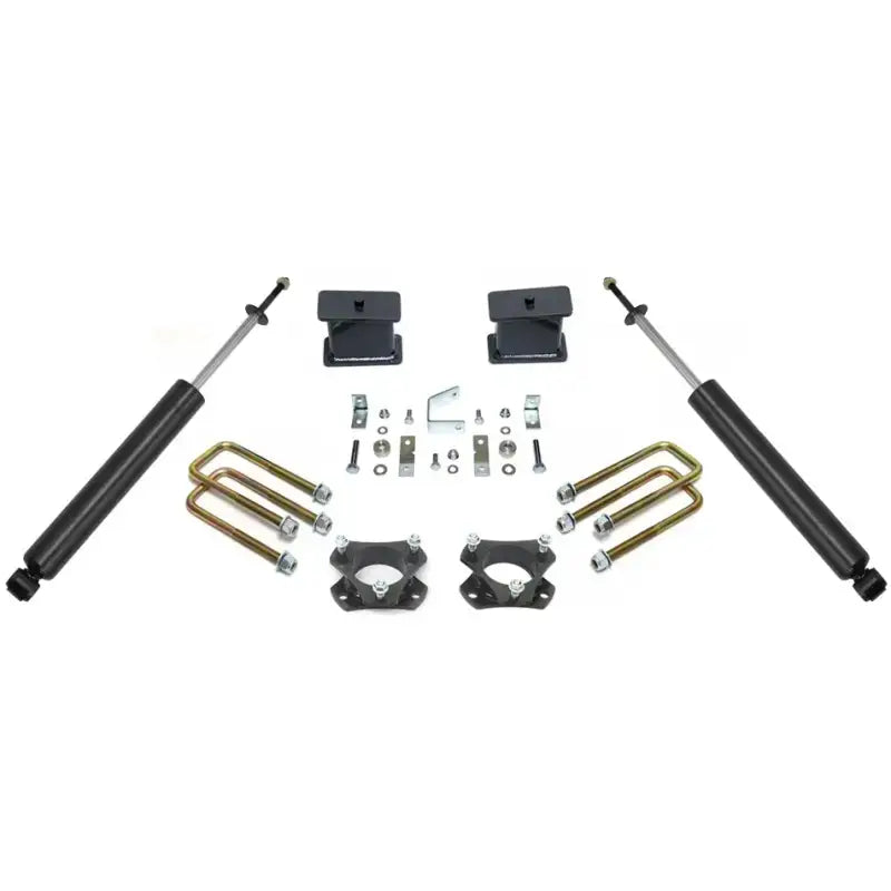 906840 Maxtrac 2.5Str Spcrs 4Blks/Ubolts Mt Shocks