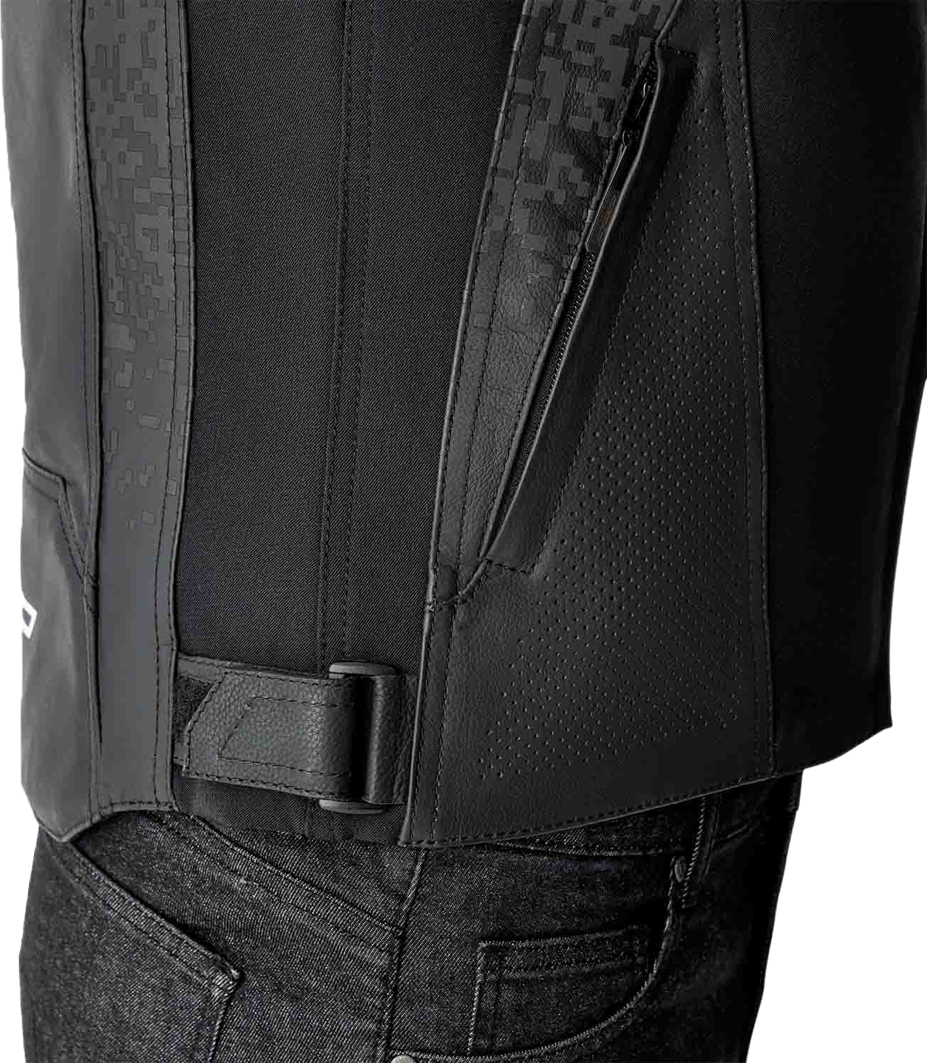 Ps Supersport K D3o Jacket Black Leather 3x
