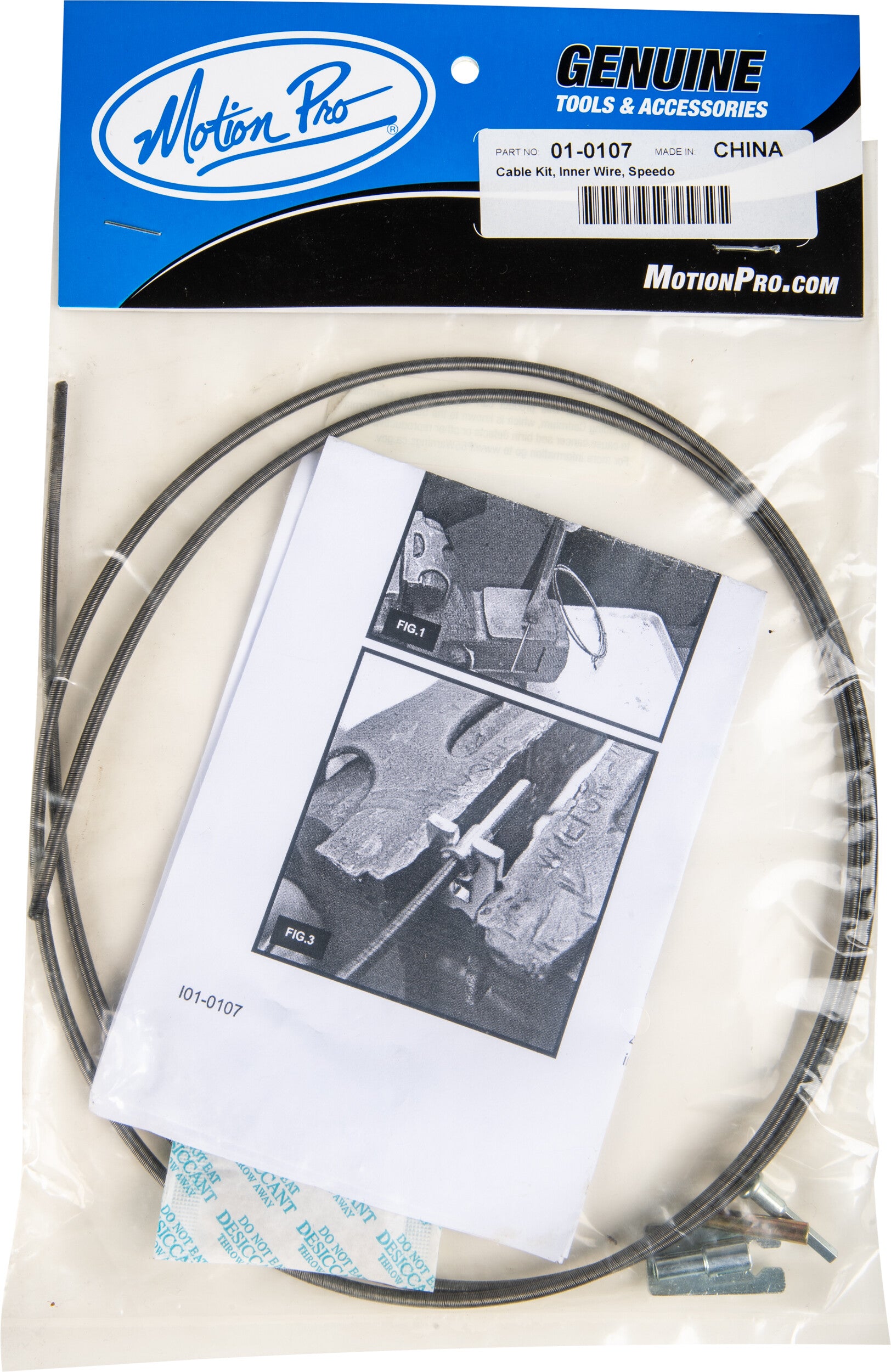 Motion PRO Universal Speedometer Cable Kit Cable/Hydraulic Control Lines 01-0107 - Inner Wire Speedo