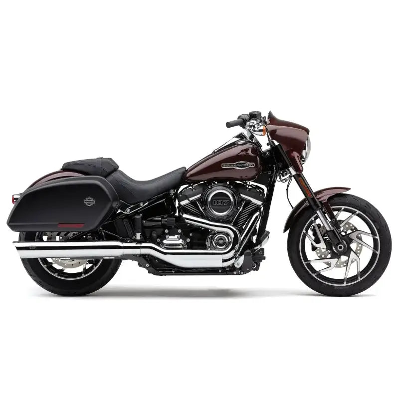 909 Twins 4" Slip Ons Chrome Flsb 18 22 - COBRA