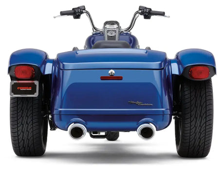909 Twins 4" Slip Ons Chrome Freewheeler 15 22 - COBRA