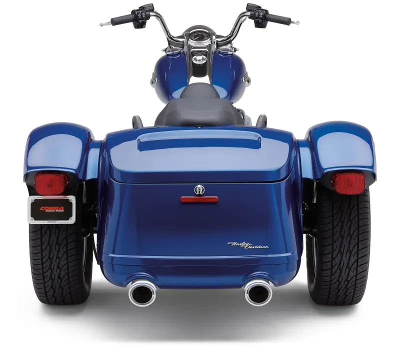909 Twins 4" Slip Ons Chrome Freewheeler 15 22 - COBRA