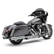 909 Twins 4" Slip Ons Chrome Flh/Flt 95 16 - COBRA