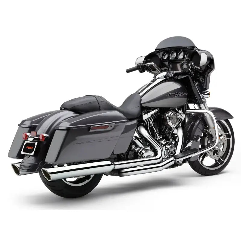 909 Twins 4" Slip Ons Chrome Flh/Flt 95 16 - COBRA